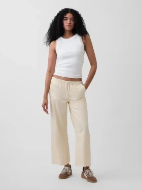 Ultrweiche, locker sitzende „90er“-Crop-Jeans mit niedriger Leibhöhe