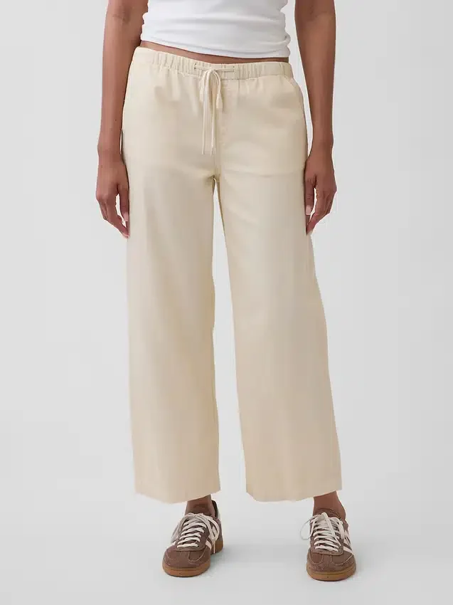 Ultrweiche, locker sitzende „90er“-Crop-Jeans mit niedriger Leibhöhe