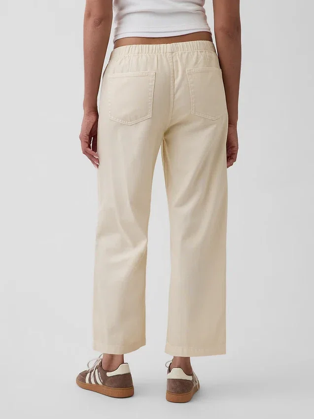 Ultrweiche, locker sitzende „90er“-Crop-Jeans mit niedriger Leibhöhe