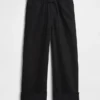 Ultrweiche, locker sitzende Crop-Jeans im 90er-Jahre-Stil mit niedriger Leibhöhe
