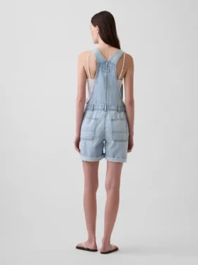 Ultrweiche, locker sitzende Denim-Latzhose