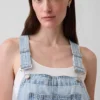 Ultrweiche, locker sitzende Denim-Latzhose