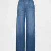 Ultrweiche, locker sitzende Jeans im 90er-Jahre-Stil mit niedriger Leibhöhe