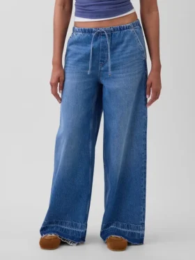 Ultrweiche, locker sitzende Jeans mit mittlerer Leibhöhe