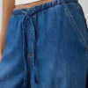 Ultrweiche, locker sitzende Jeans mit mittlerer Leibhöhe