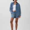 Ultrweiches Oversize-Jeanshemd