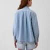 Ultrweiches Oversize-Jeanshemd