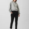 Umstandsjeans mit durchgehendem Einsatz in schmaler Passform