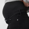 Umstandsjeans mit durchgehendem Einsatz in schmaler Passform