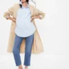 Umstandsjeans mit Seiteneinsatz im Cheeky-Straight-Schnitt