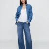 Umstandsjeans „Ultrasoft“ mit durchgehendem Einsatz, lockere Passform