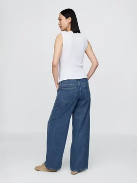 Umstandsjeans „Ultrasoft“ mit durchgehendem Einsatz, lockere Passform