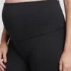 Umstandsmode-Bike-Shorts aus recyceltem Material mit durchgehendem Einsatz