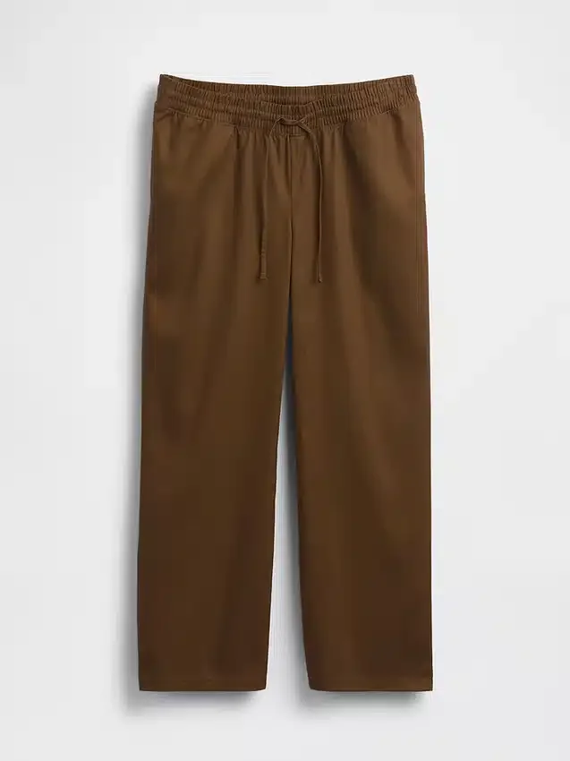 Umstandsmode-Hose aus Twill mit Unterbauch-Design