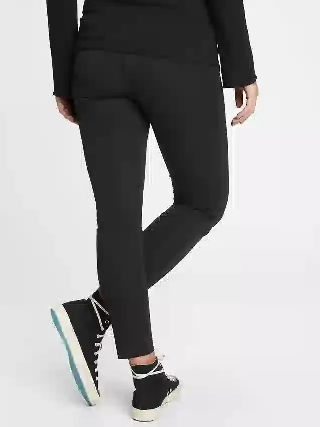 Umstandsmode-Hose im Skinny-Schnitt mit durchgehendem Einsatz und Bi-Stretch