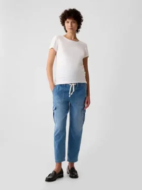 Umstandsmode-Jeans „Full Panel Cargo Easy“