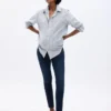 Umstandsmode-Jeans im True-Skinny-Schnitt mit durchgehendem Einsatz