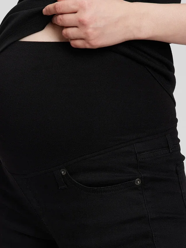 Umstandsmode-Jeans im True-Skinny-Schnitt mit durchgehendem Einsatz