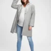 Umstandsmode-Jeans mit echtem Bund, durchgehendem Einsatz und abgenutzten Details, Skinny-Schnitt, Knöchellang