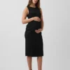 Umstandsmode-Kleid aus Strick mit Trägern