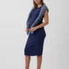 Umstandsmode-Kleid aus Strick mit Trägern