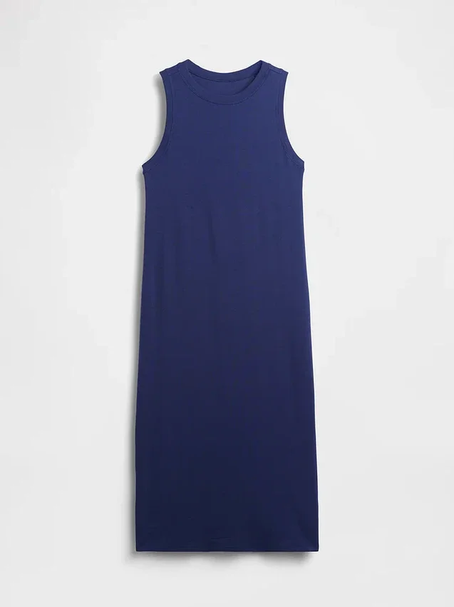 Umstandsmode-Kleid aus Strick mit Trägern