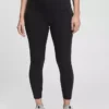 Umstandsmode-Leggings aus recyceltem Material mit durchgehendem Einsatz und 7/8-Beinlänge