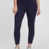 Umstandsmode-Leggings aus recyceltem Material mit durchgehendem Einsatz und 7/8-Beinlänge