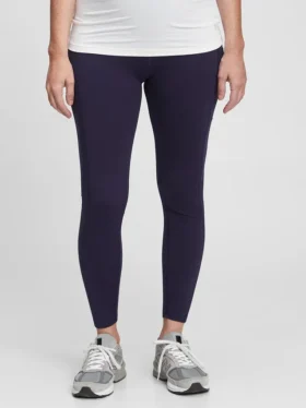 Umstandsmode-Power-Leggings mit durchgehendem Einsatz in voller Länge