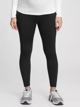 Umstandsmode-Power-Leggings mit durchgehendem Einsatz in voller Länge