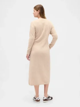 Umstandsmode-Pullover-Kleid „CashSoft“ mit V-Ausschnitt