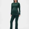 Umstandsmode-Pyjama-Set aus Modal-Rippstrick