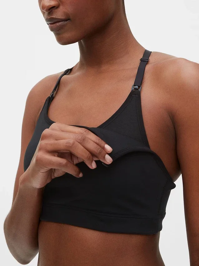 Umstandsmode-Sport-BH „Blackout GapFit“ für geringe Belastung