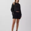 Umstandsshorts mit Bauchfreiraum