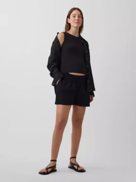 Umstandsshorts mit Bauchfreiraum