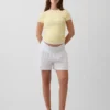 Umstandsshorts mit Bauchfreiraum