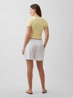 Umstandsshorts mit Bauchfreiraum