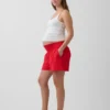 Umstandsshorts mit Bauchfreiraum