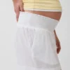 Umstandsshorts mit Bauchfreiraum