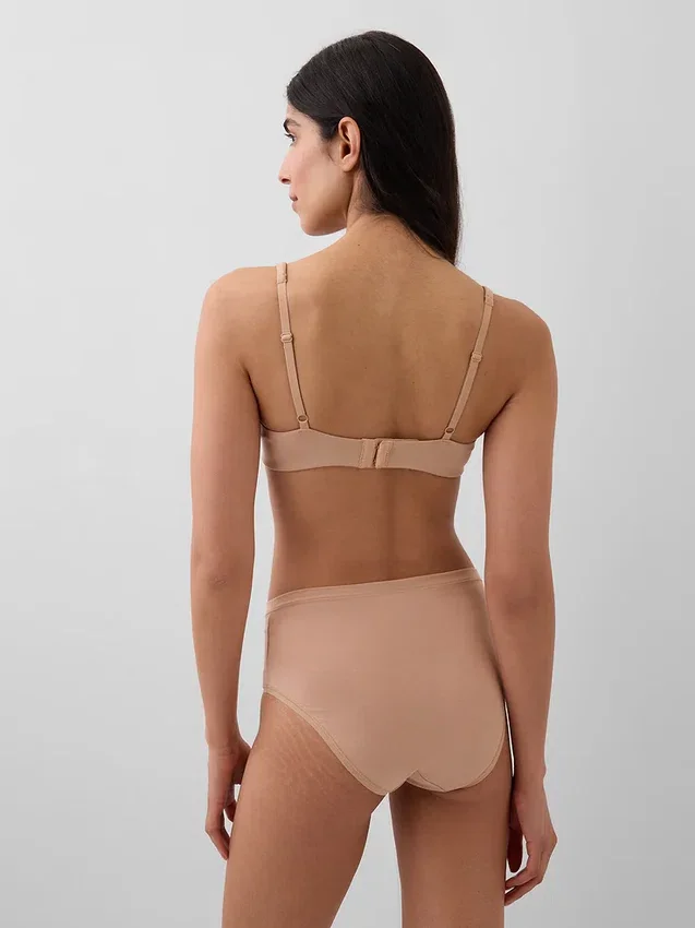 Ungefütterter BH aus Bio-Stretch-Baumwolle