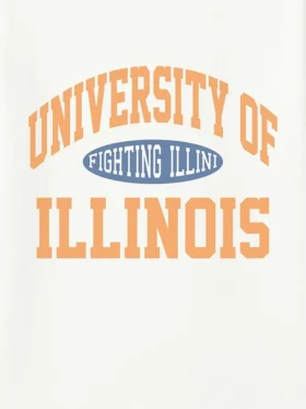 University of Illinois Vintage „Fighting Illini“-Grafik-T-Shirt