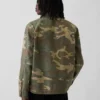 Utility-Hemd aus Canvas-Denim im Camouflage-Look