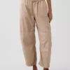 Utility-Hose mit mittlerer Leibhöhe aus Twill und weitem Bein