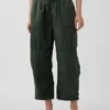 Utility-Hose mit mittlerer Leibhöhe aus Twill und weitem Bein