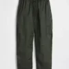 Utility-Hose mit mittlerer Leibhöhe aus Twill und weitem Bein