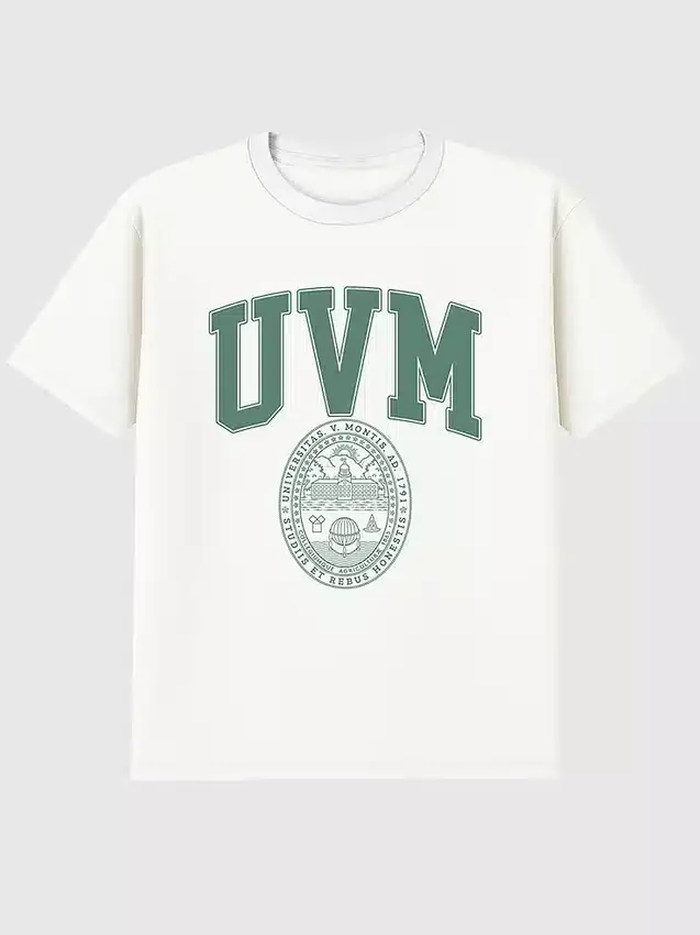 UVM College-Wappen-T-Shirt