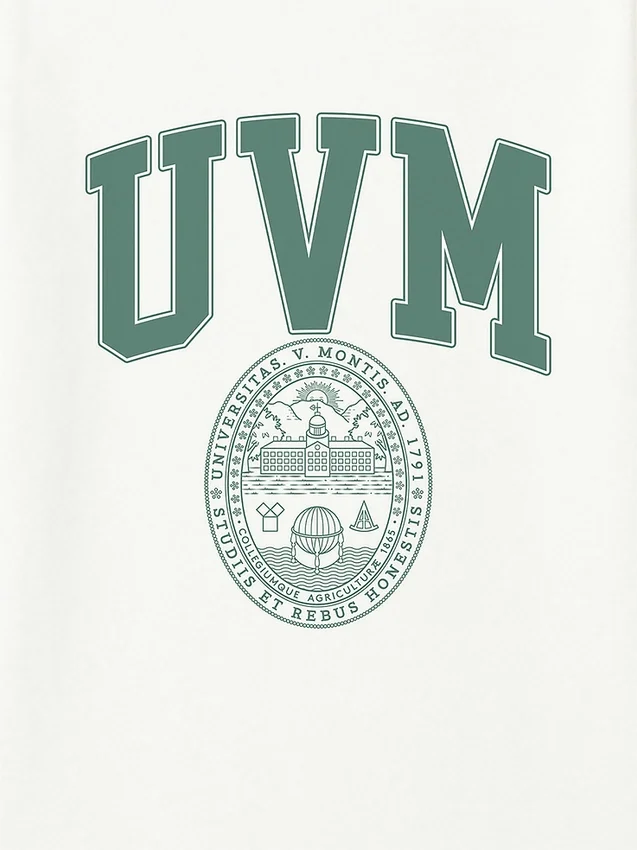 UVM College-Wappen-T-Shirt