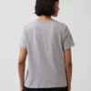 V-Ausschnitt-T-Shirt aus Bio-Baumwolle „Vintagesoft“