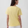 V-Ausschnitt-T-Shirt aus Bio-Baumwolle „Vintagesoft“