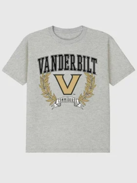 Vanderbilt University Laurels T-Shirt mit dunklem Aufdruck